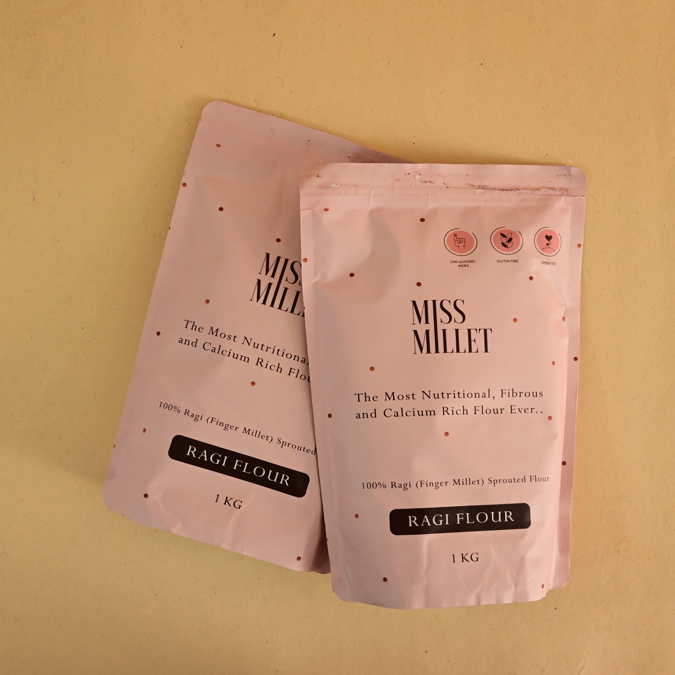 Sprouted Sundried Ragi (Finger Millet) Flour